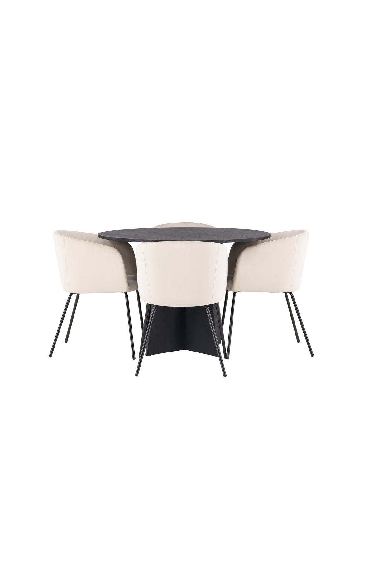 Bootcut Dining Table with Berit Chairs