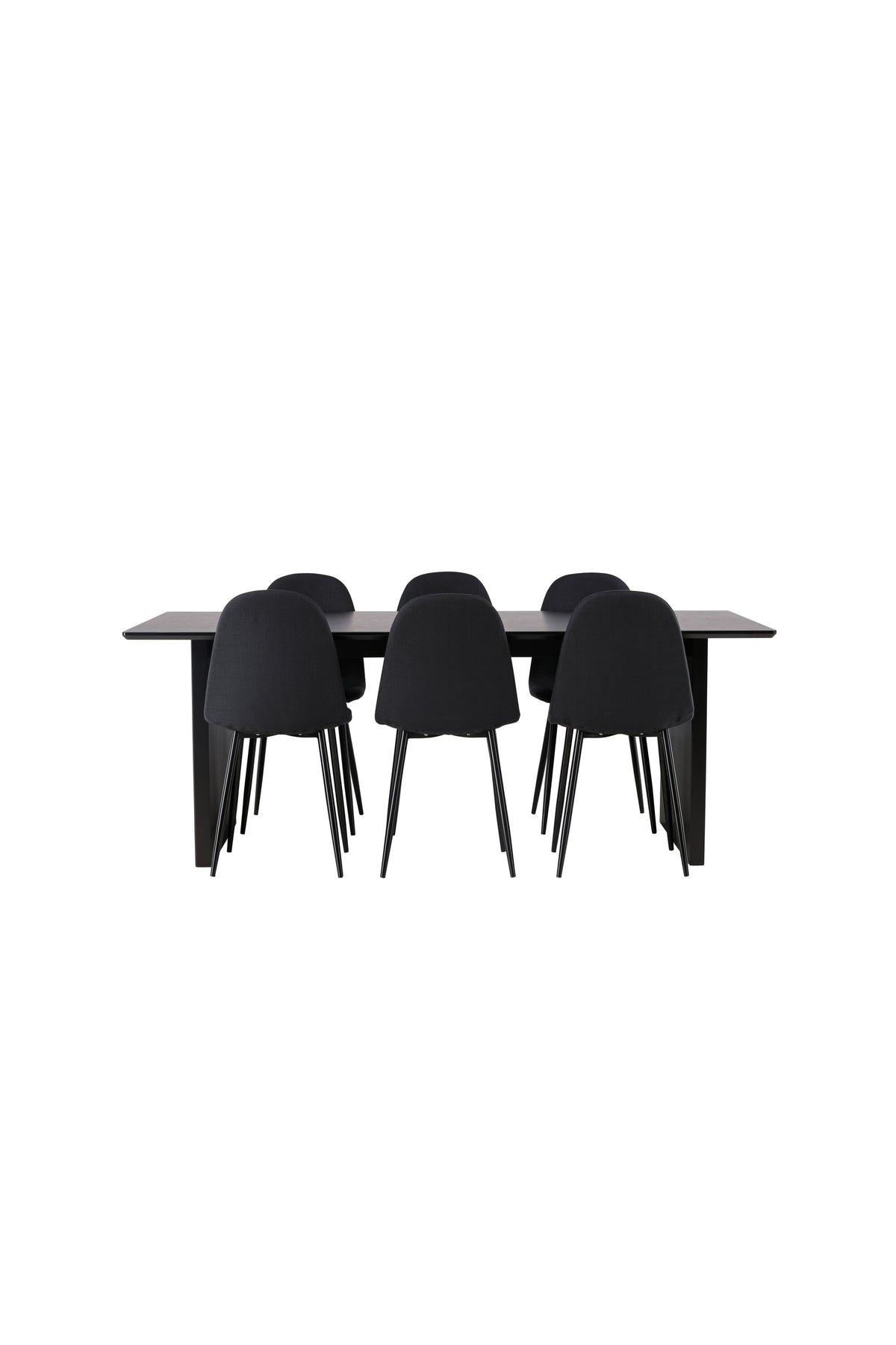 Vail Dining Table with Polar Chairs