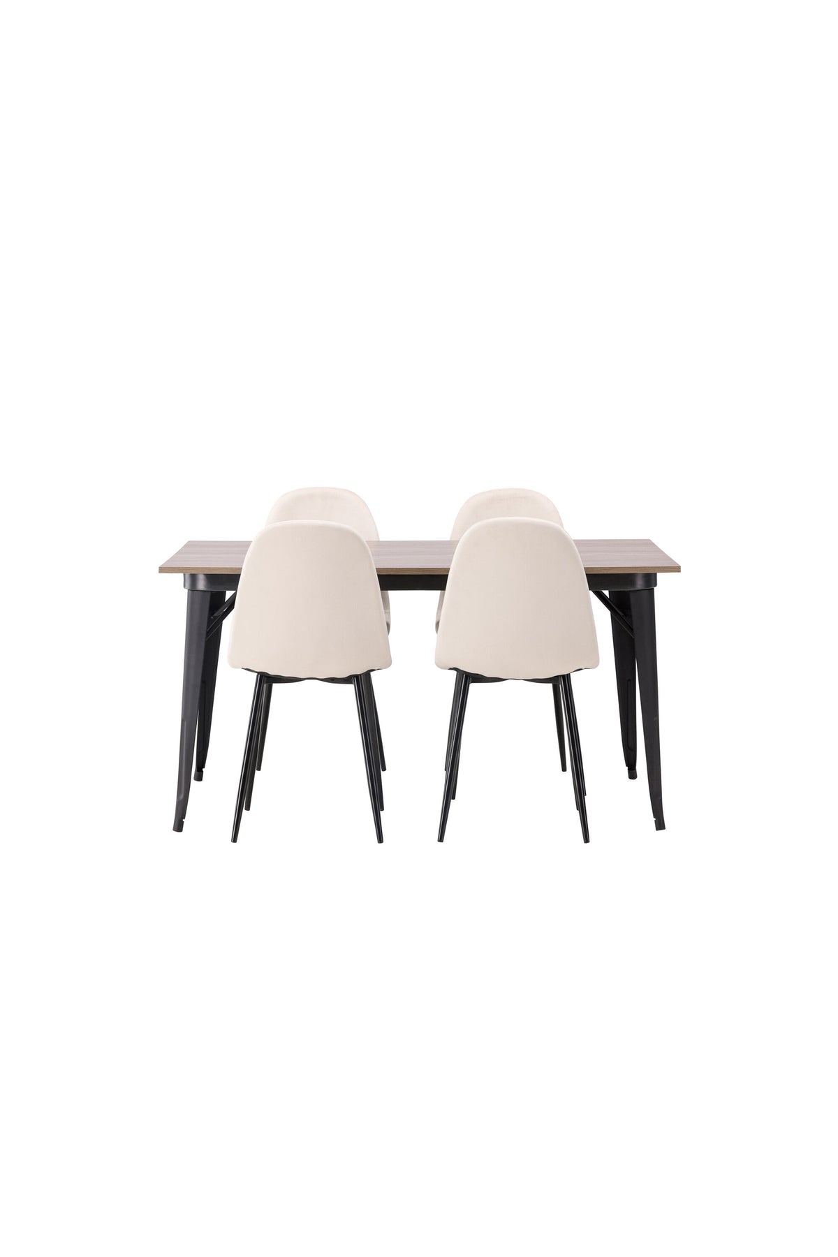 Tempe Dining Table with Polar Chairs