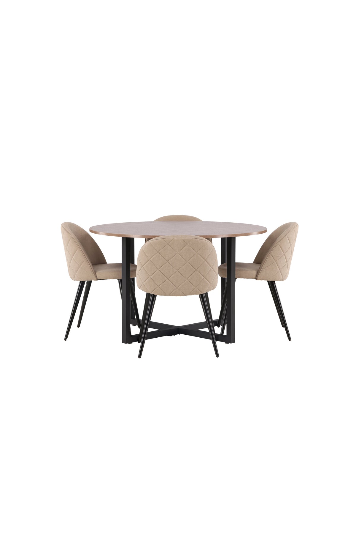 Durango Dining Table with Velvet Chairs