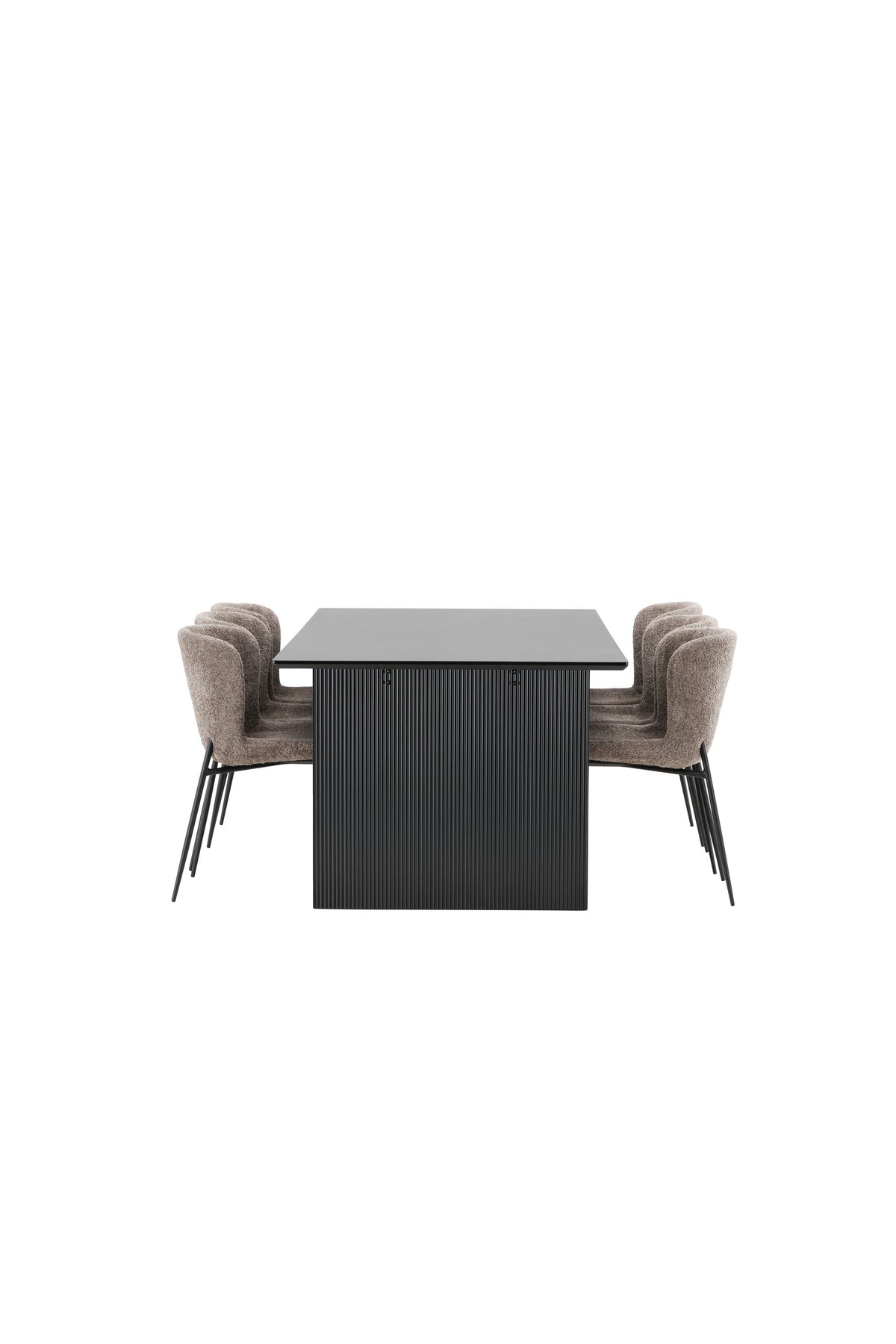 Vail Dining Table with Modesto Chairs