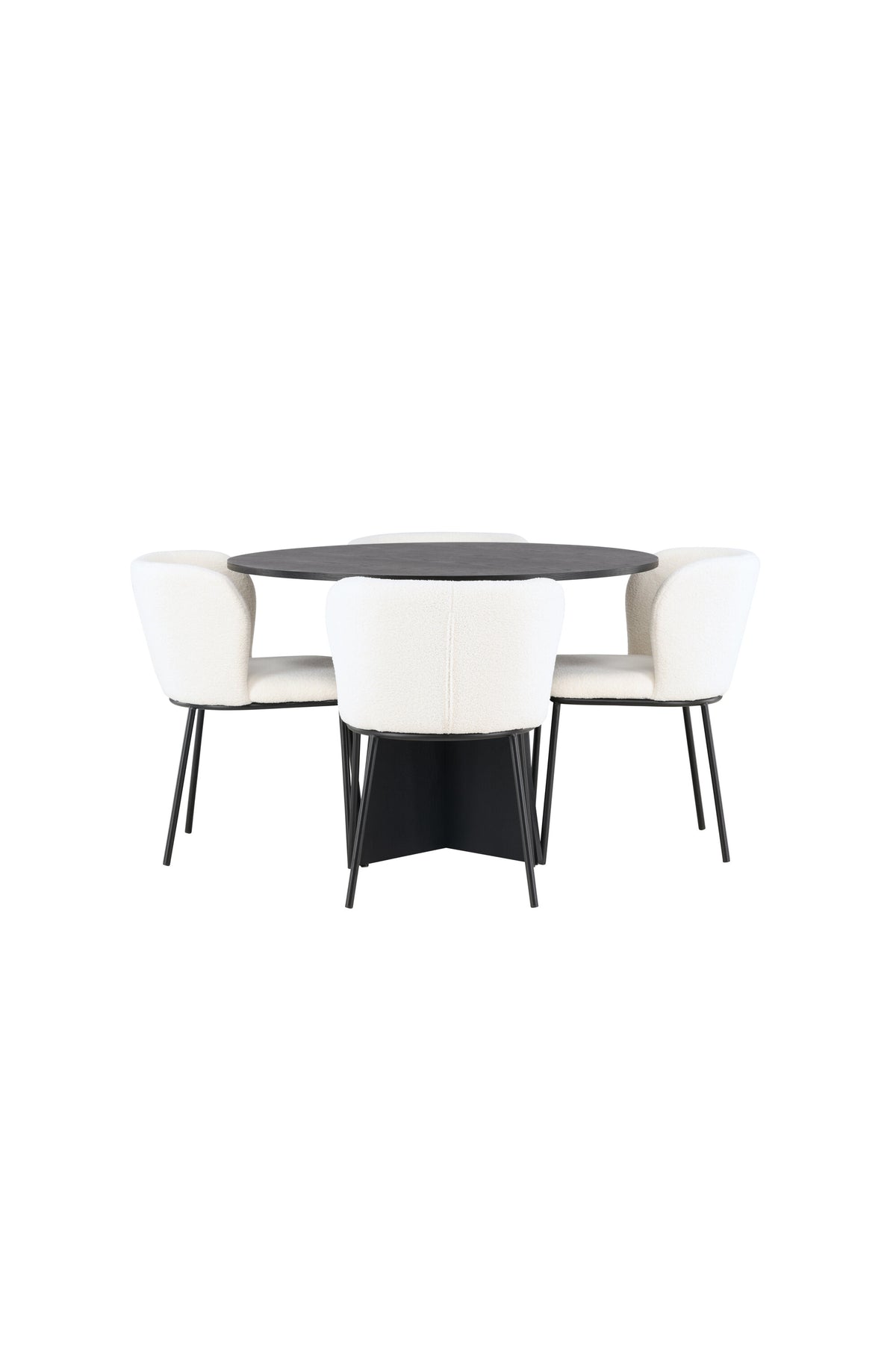 Bootcut Dining Table with Edina Chairs