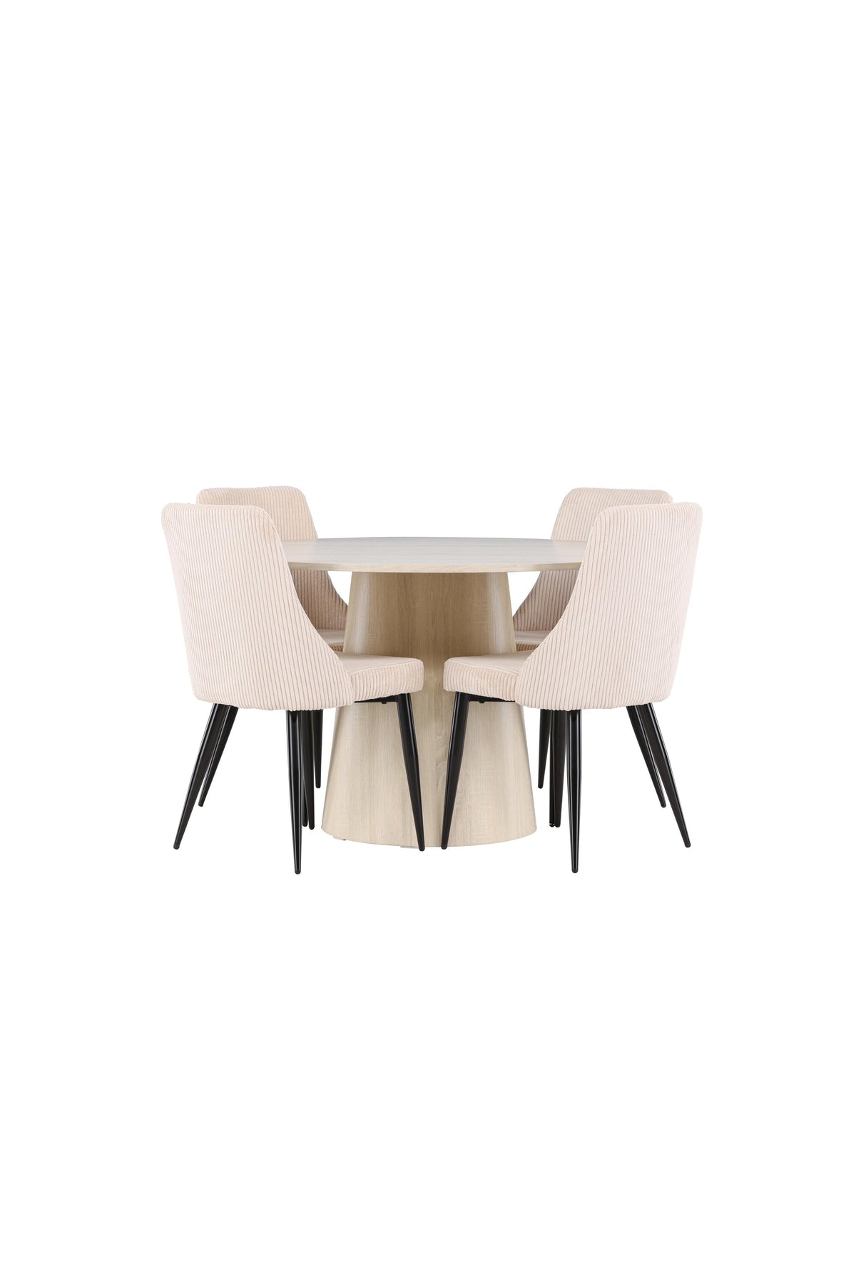 Lanzo Dining Table with Leone Chairs
