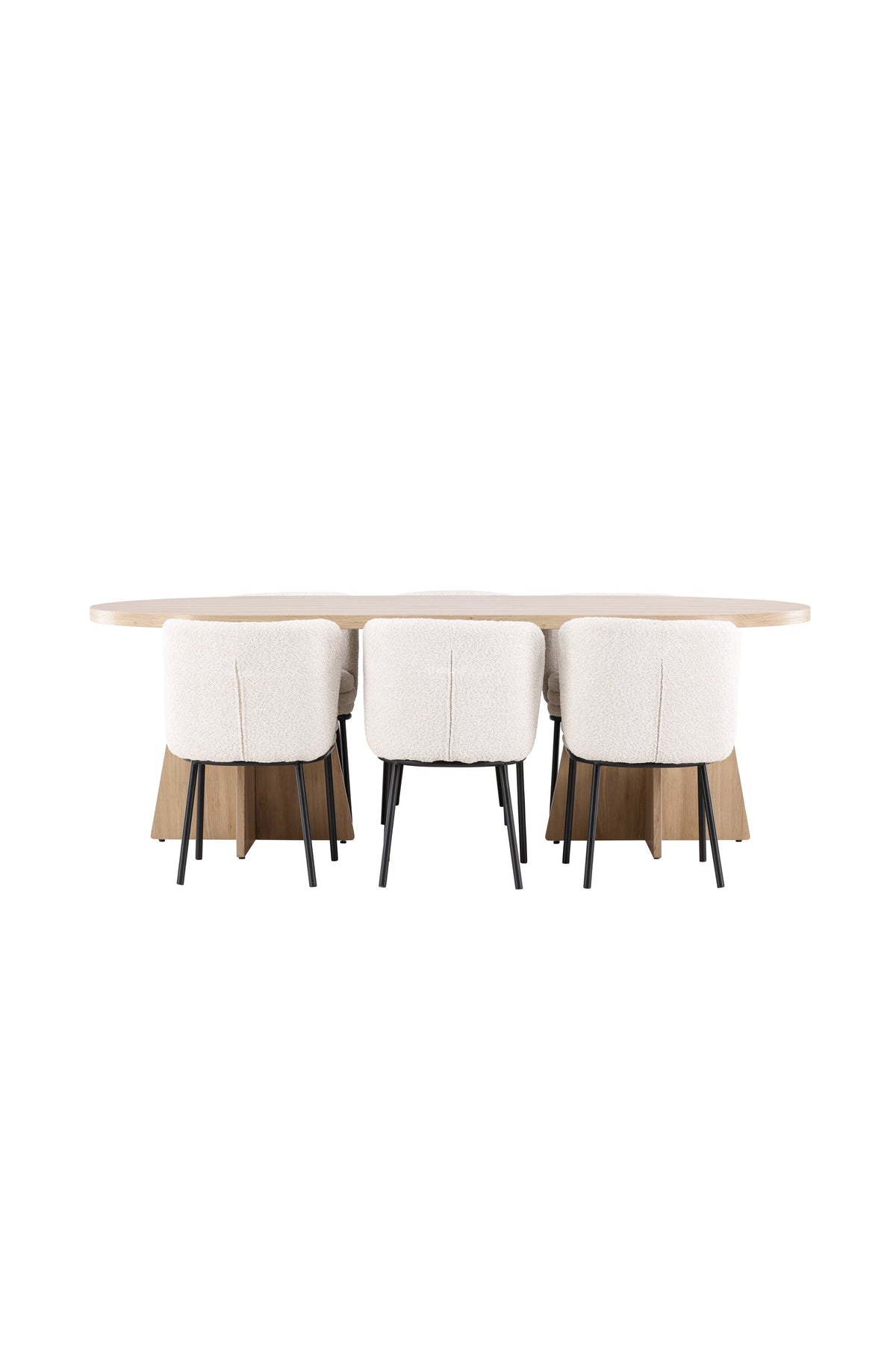 Bootcut Dining Table with Agnes Chairs