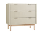 Maja 3-drawers chest Champagne color - Scandinavian Stories by Marton