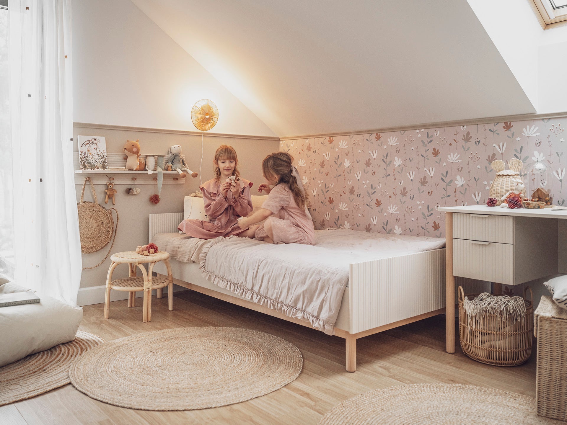 Maja wall shelf, Champagne color - Scandinavian Stories by Marton