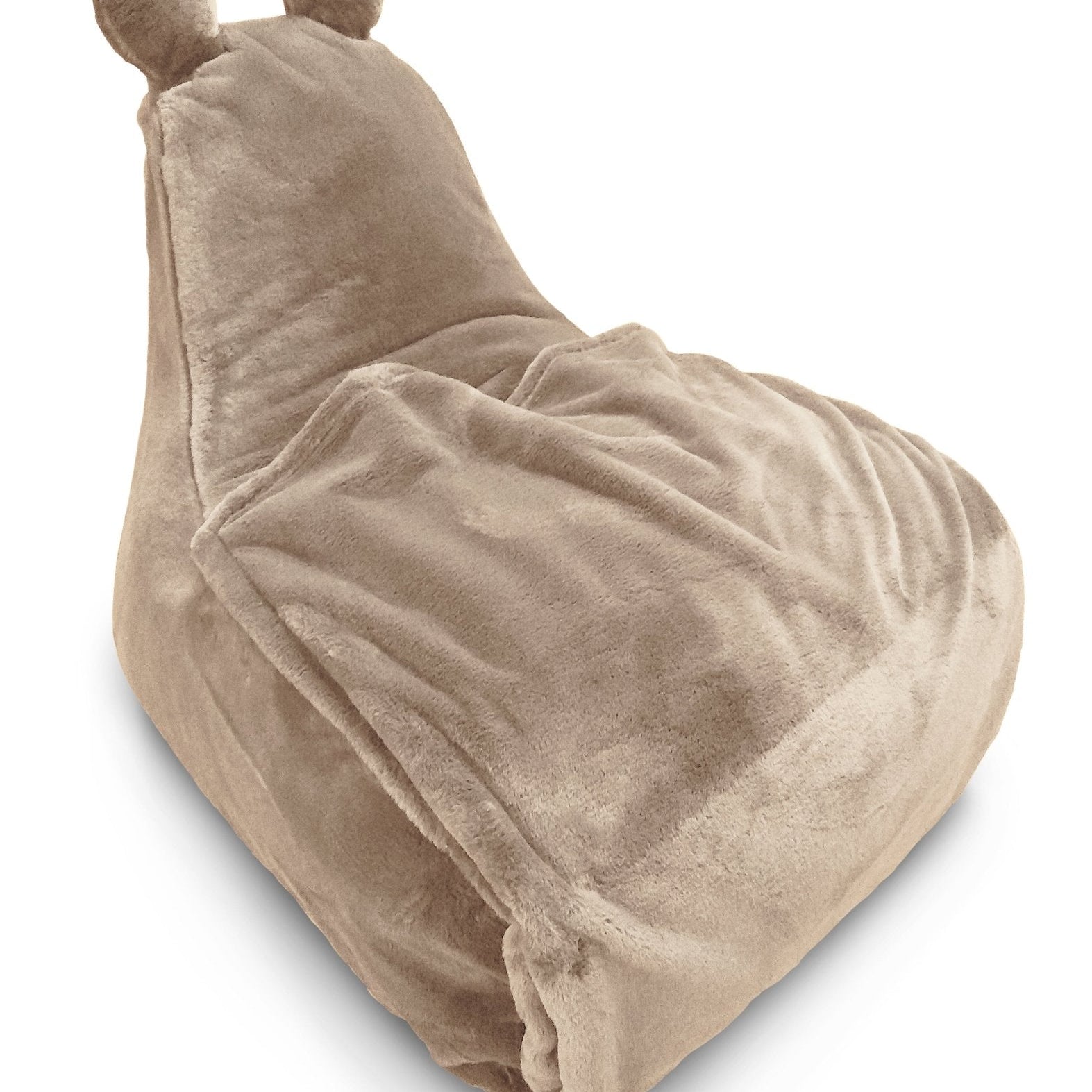 TEDDY L Bean Bag, Fur Beige - Scandinavian Stories by Marton