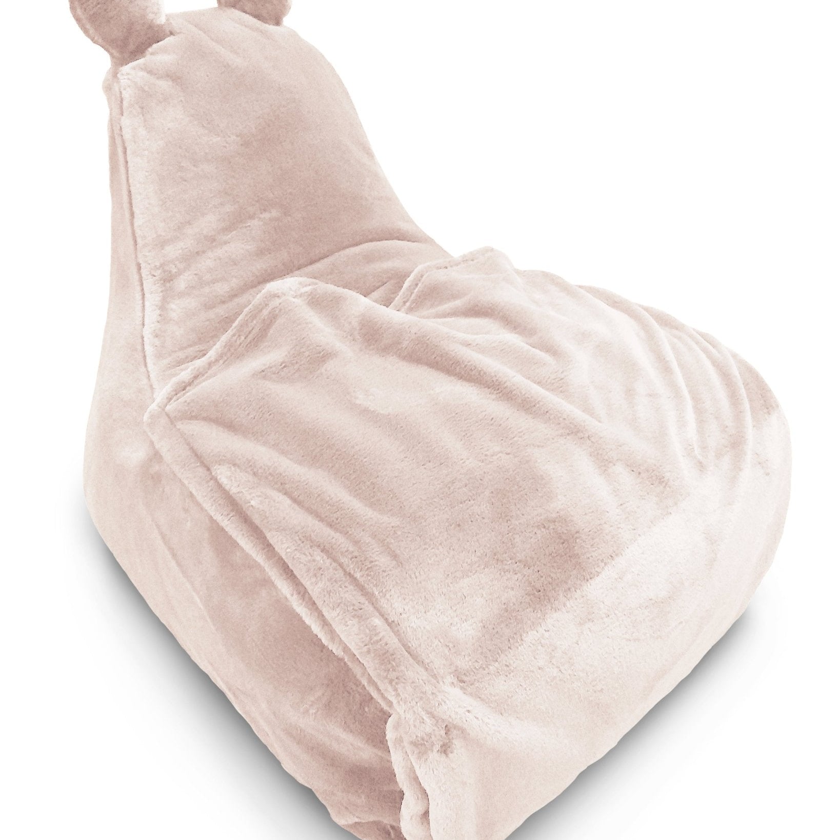 TEDDY L Bean Bag, Fur Light Pink - Scandinavian Stories by Marton
