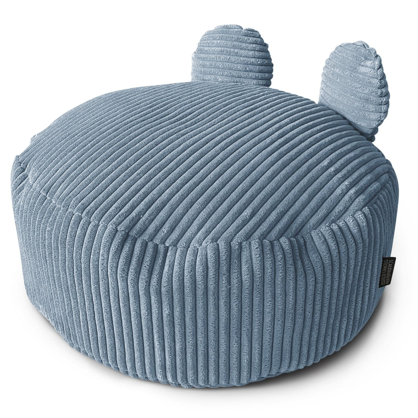 TEDDY Pouf Bean Bag, Corduroy Dark Grey - Scandinavian Stories by Marton
