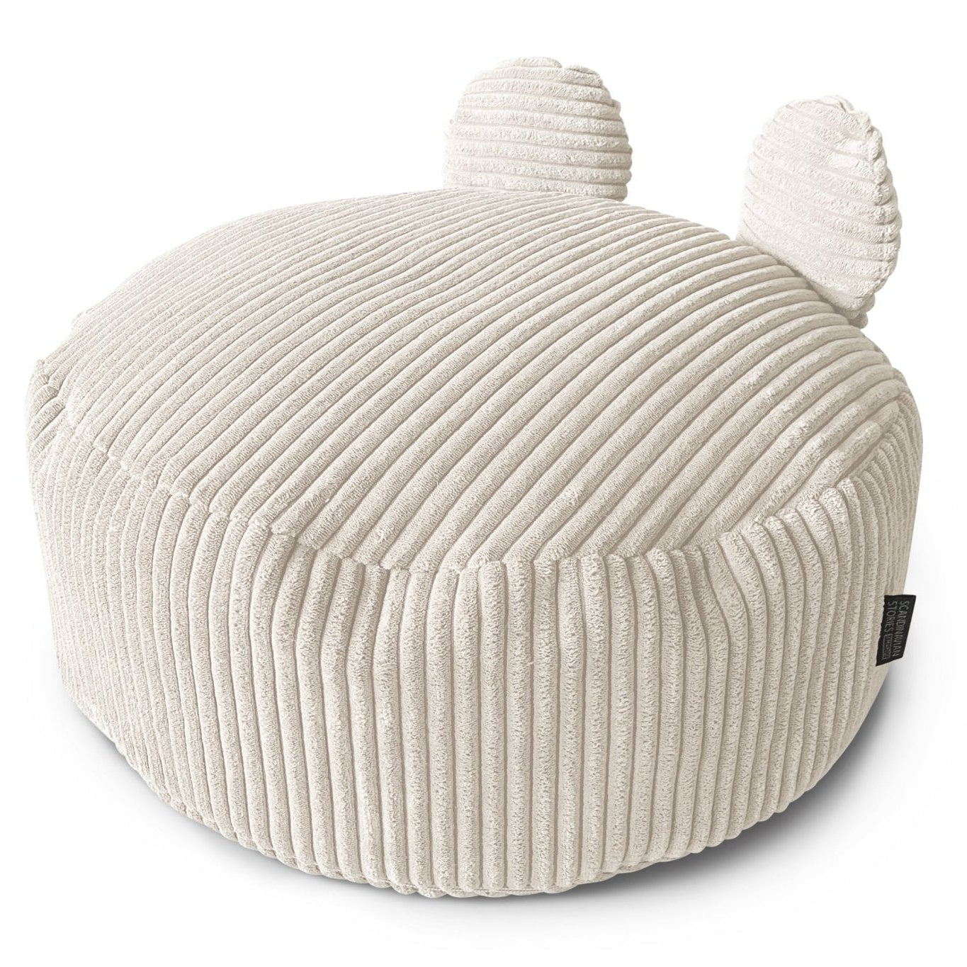 TEDDY Pouf Bean Bag, Corduroy Dark Grey - Scandinavian Stories by Marton