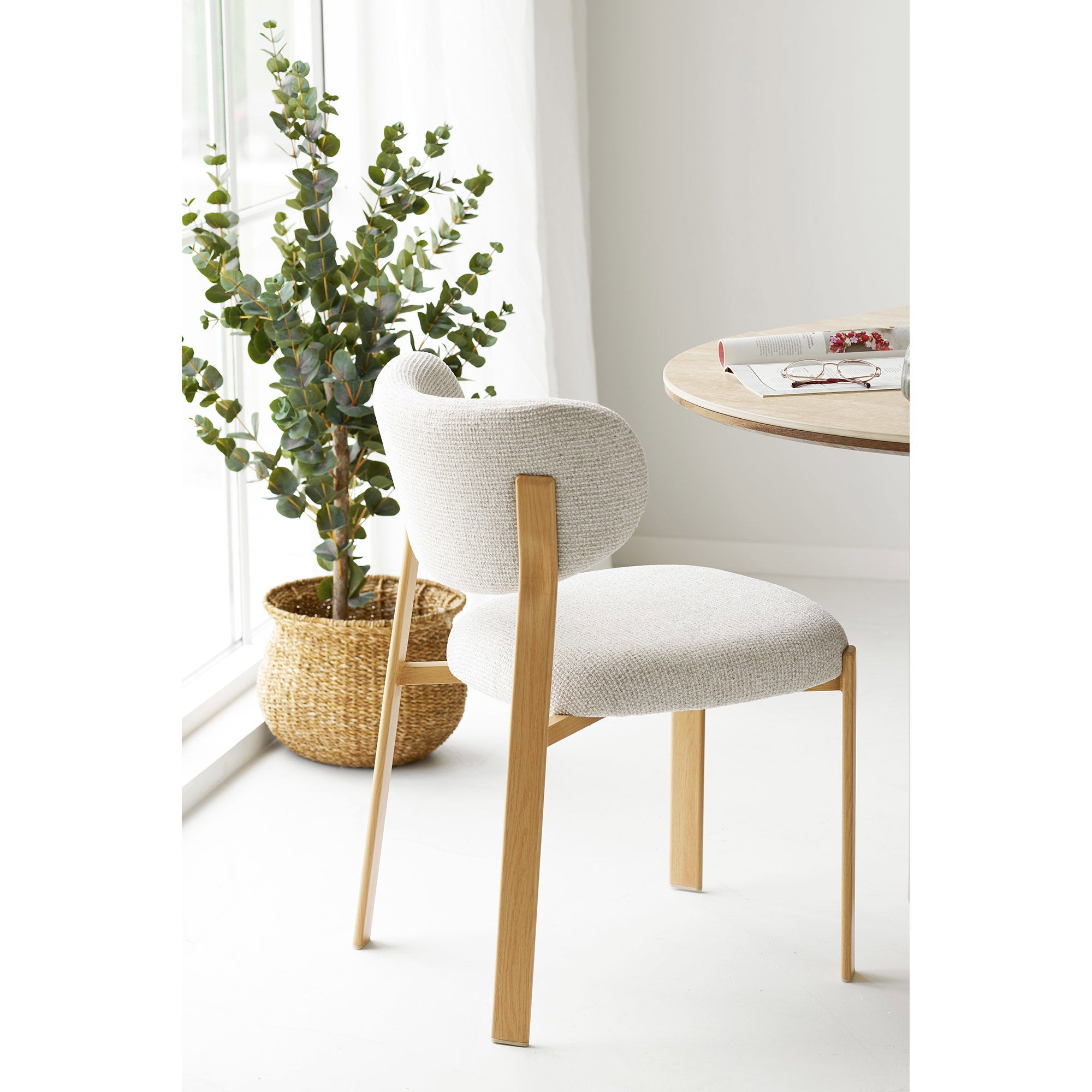 Savina Dining chair - Sand / Natural