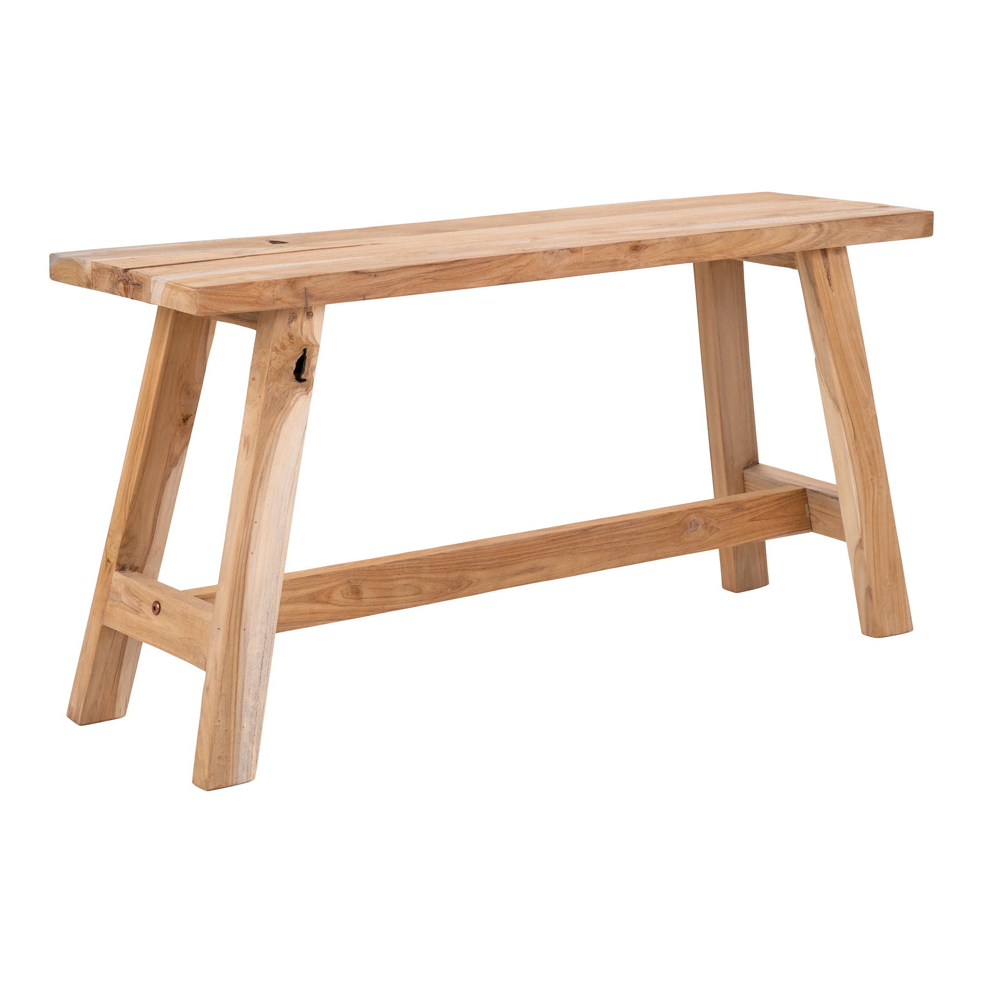 Barcelona Bench - Bench, teak, nature, 90x25x45 cm 