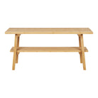 Ember Bench - Bench, bamboo, nature 70x28x45 cm 