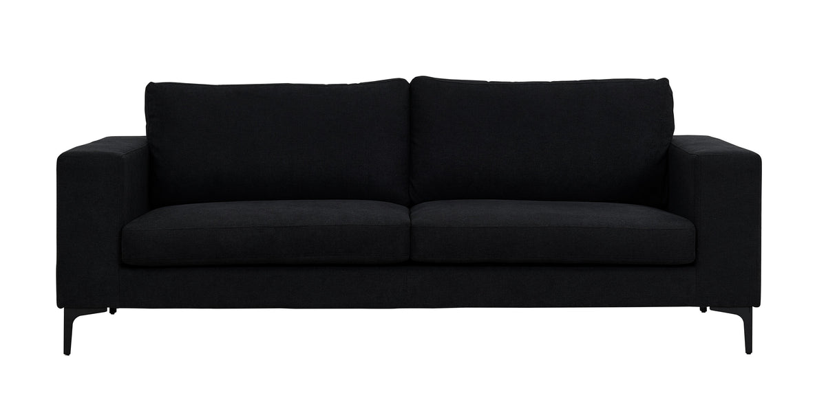 Bolero 3-Seat Sofa – Black