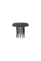 Stone oval Table – Mocca