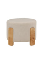 Coffey Ottoman – White