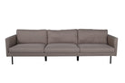 Zoom 3-Seat Sofa – Brown