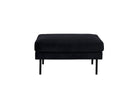 Zoom Ottoman – Black