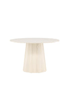 Lanzo Dining Table – Whitewash