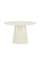 Lanzo Round Dining Table – Beige