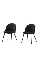 Velvet Dining Chair – Black