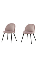 Velvet Dining Chair – Dusty Pink