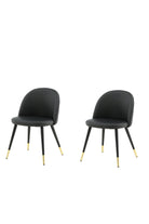 Velvet Dining Chair – Black