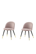 Velvet Dining Chair – Dusty Pink