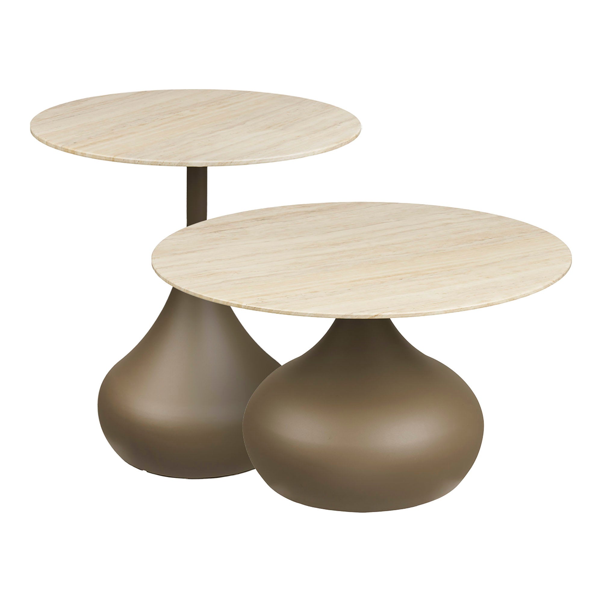 Pienza Coffee Table set of 2 - Khaki
