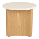 Motril Side Table - White / Nature