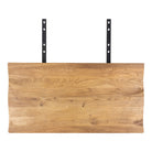 Extension Plates For Toulon Table - Set of two extension plates, wavy edge, oak, nature