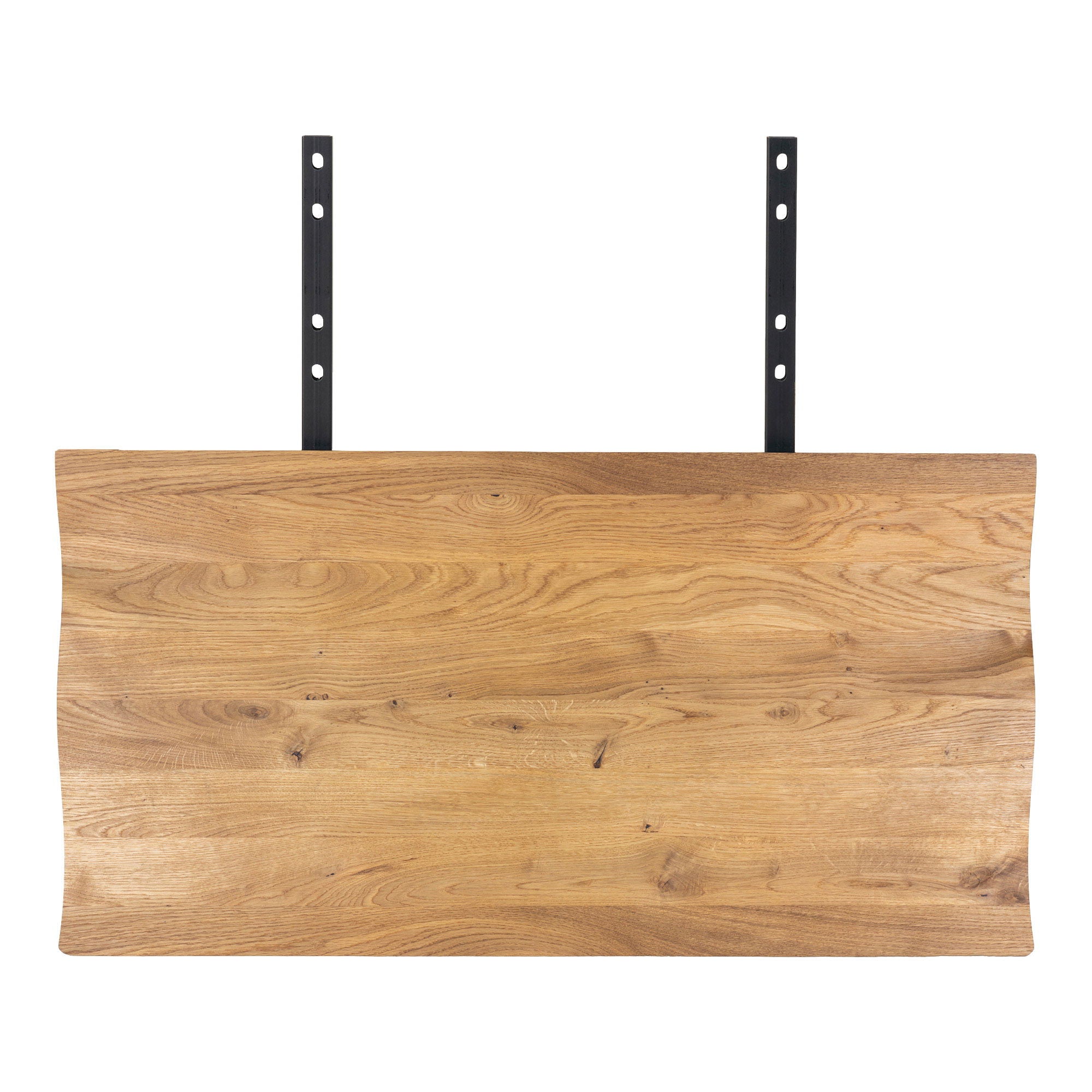 Extension Plates For 3 m Toulon Table - Set of two extension plates, wavy edge, oak, nature