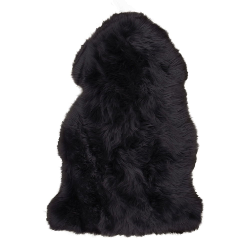 Lambskin - Lambskin, black, 50x85 cm 