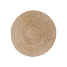 Bombay Rug - Rug, braided jute, nature ø90 cm