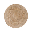 Bombay Rug - Rug, braided jute, nature ø120 cm