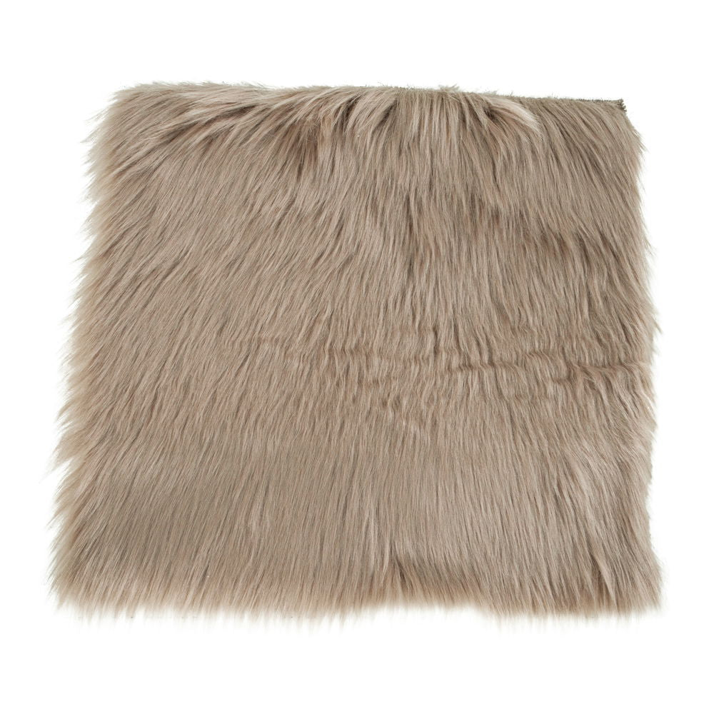 Lambskin Seat Artificial - Lambskin Seat Artificial, mushroom, 40x40 cm