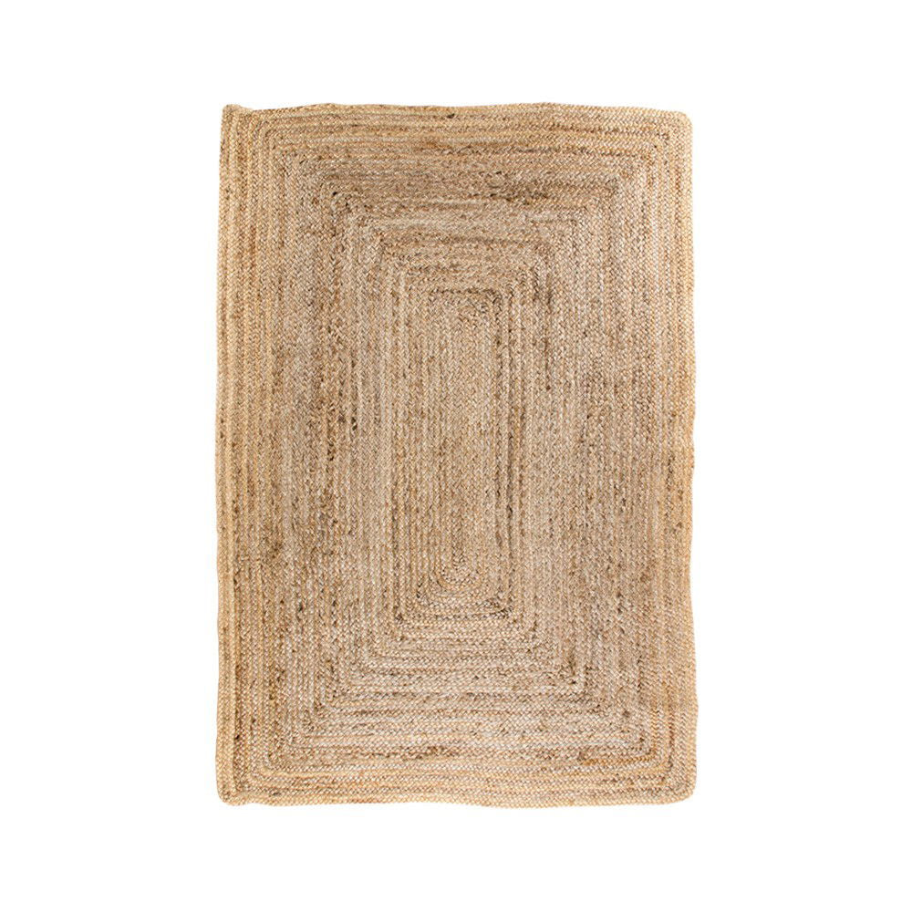 Bombay Rug - Rug, braided jute, nature 60x90 cm