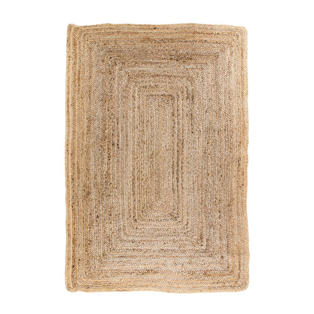 Bombay Rug - Rug, braided jute, nature 120x180 cm