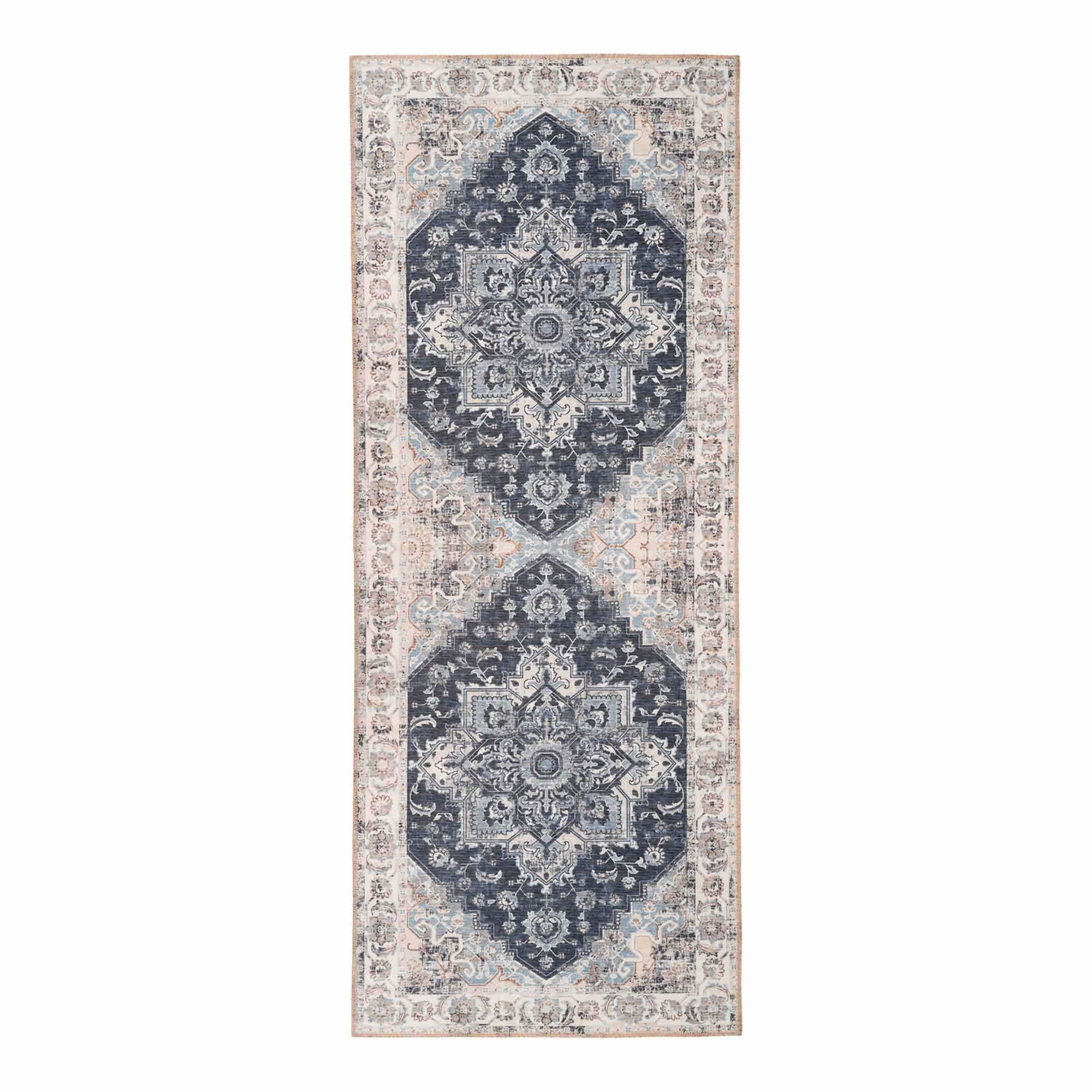 Havana Hallway Runner - Hallway Runner, blue 80x200 cm