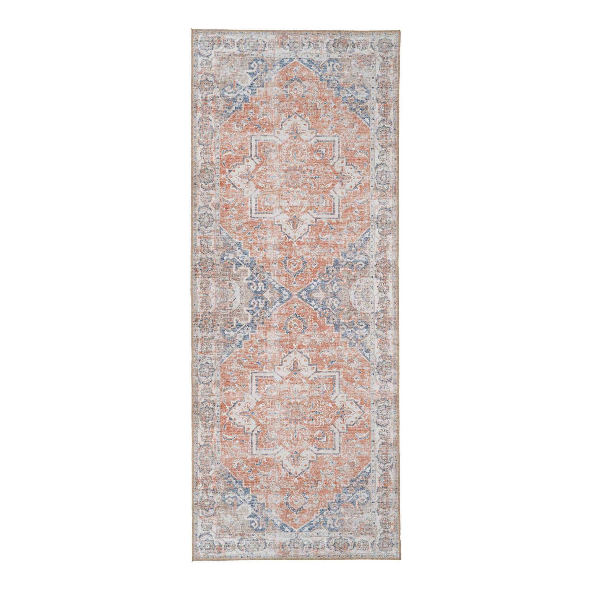 Havana Hallway Runner - Hallway Runner, orange/blue 80x200 cm