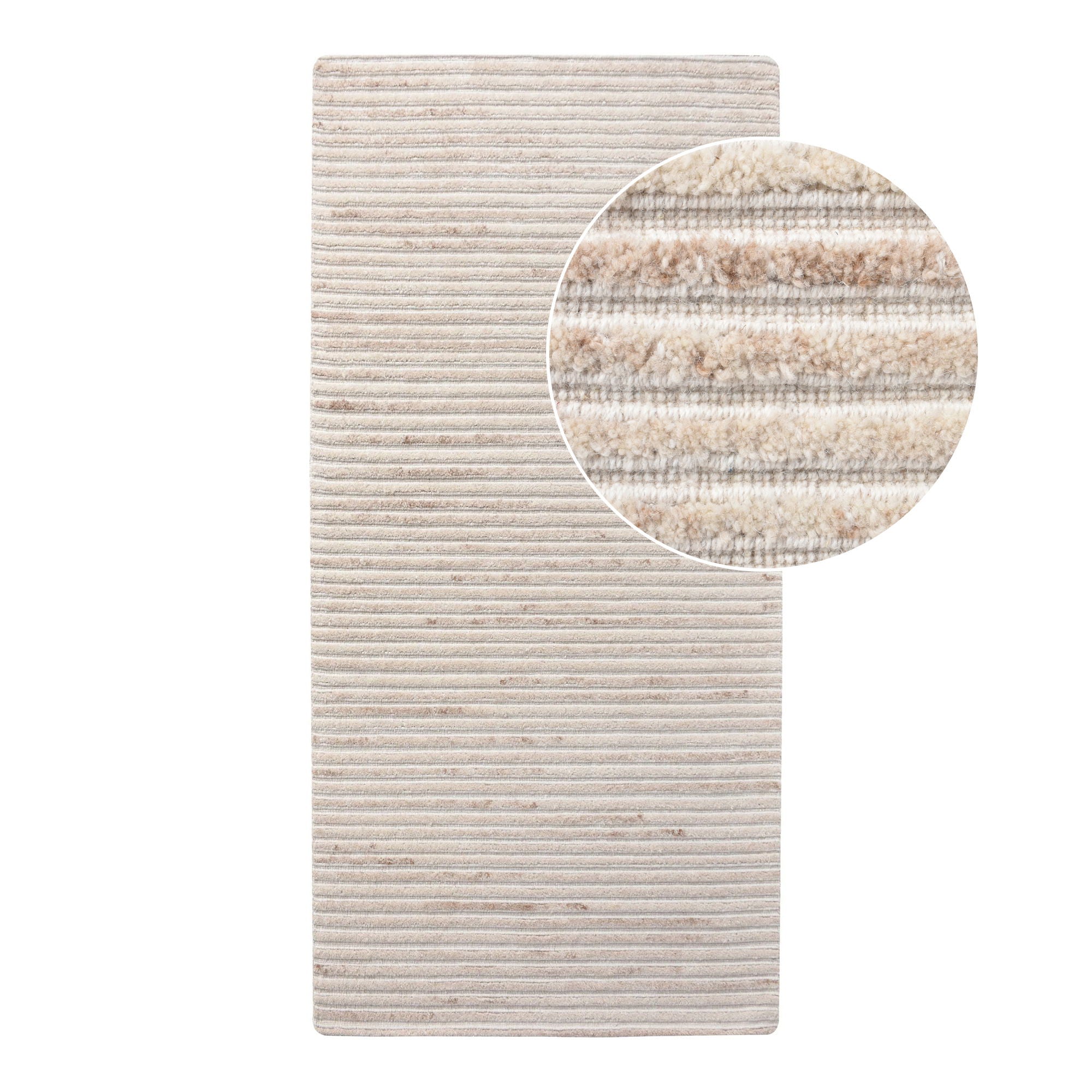 Mango Hallway Runner - Hallway runner, hand tufted, ivory 80x180 cm