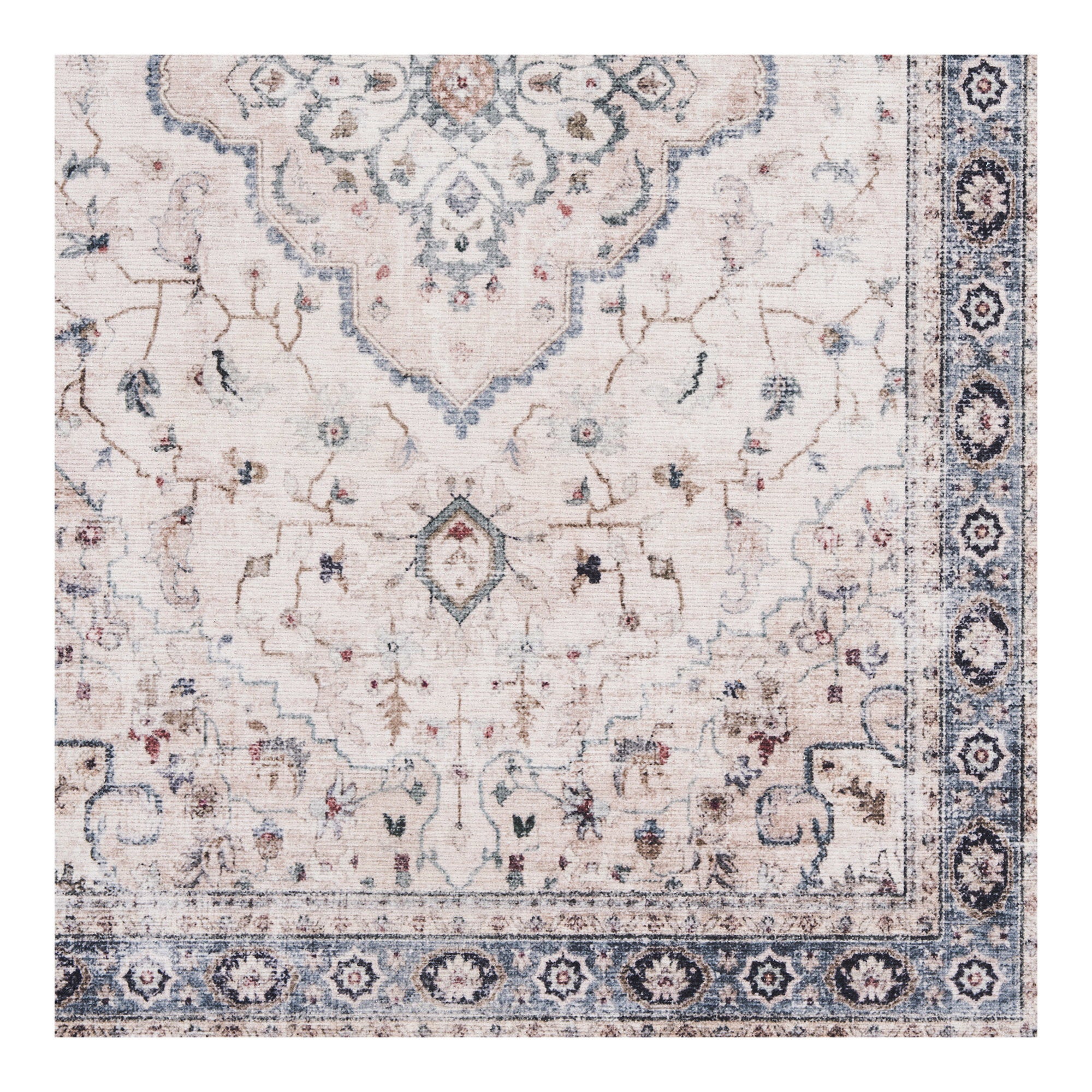 Havana Doormat - Off white/Beige/Dusty blue