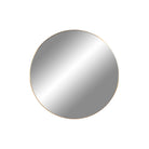 Jersey Mirror - Mirror, steel, brass look, ø40 cm