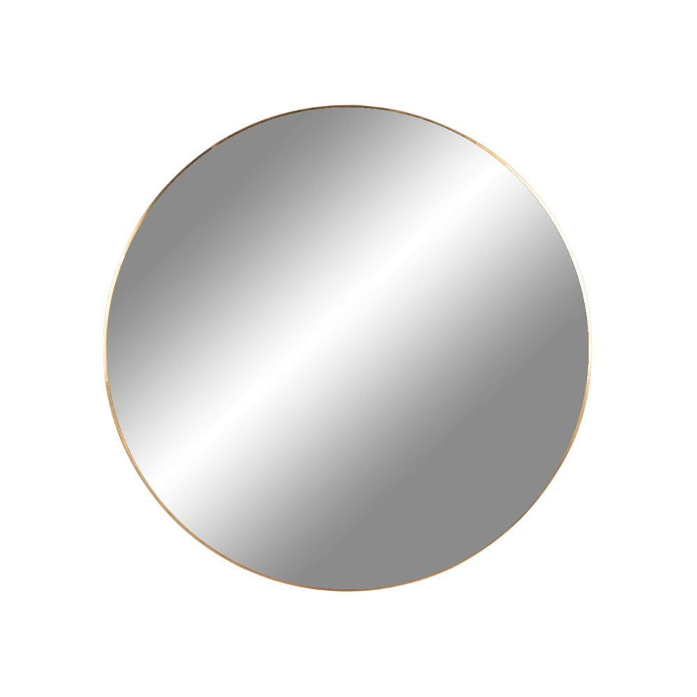 Jersey Mirror - Mirror, steel, brass look, ø60 cm