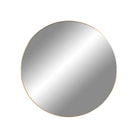 Jersey Mirror - Mirror, steel, brass look, ø60 cm