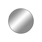 Jersey Mirror - Mirror, steel, black, ø40 cm 