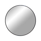 Madrid Mirror - Mirror, aluminium, black, ø60 cm 