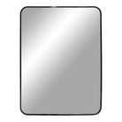 Madrid Mirror - Mirror, aluminium, black, 50x70 cm 