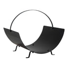 Tires Log Holder - Log Holder, steel, black 40x35x33,5 cm