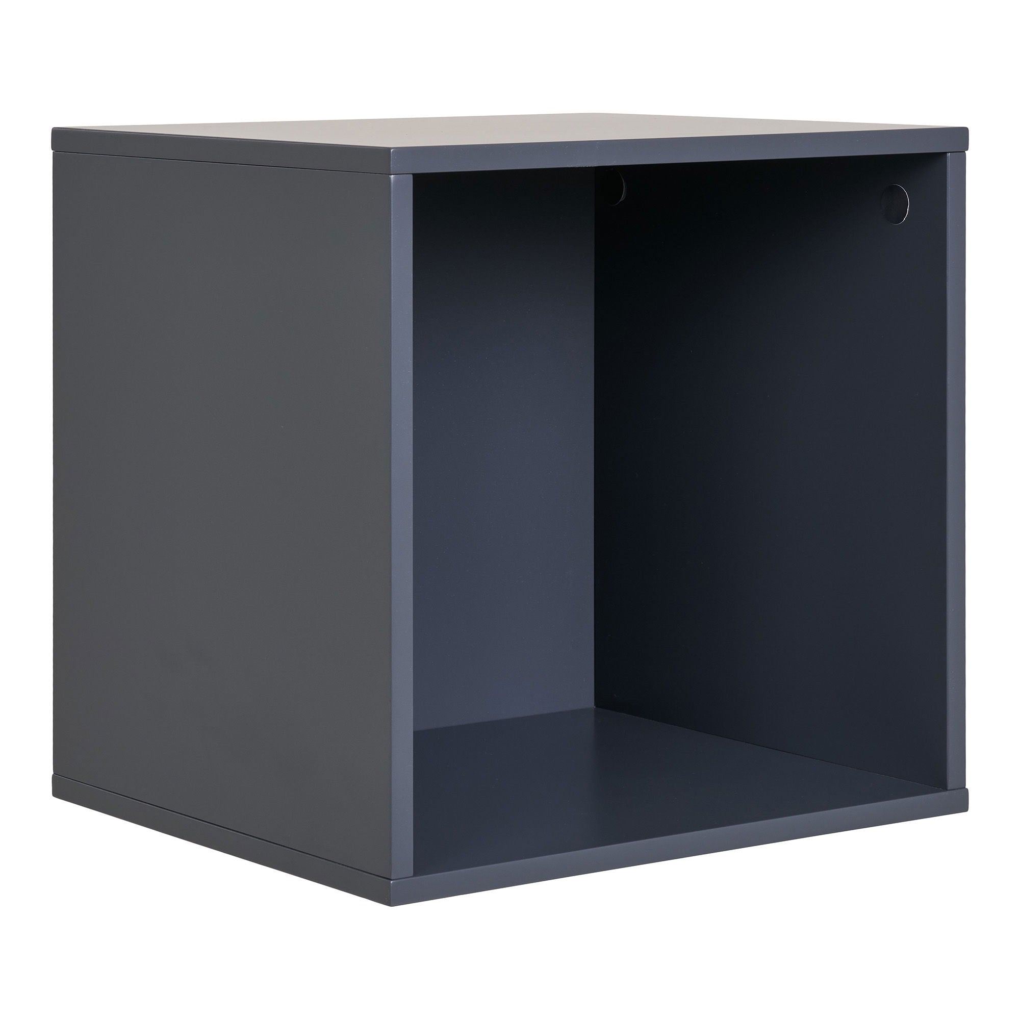 Horne Wall Shelf - Wall Shelf, painted wood, dark grey34x30x34 cm